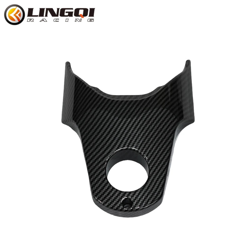 LINGQI RACING Motorcycle Battery Cover Protects Guard Fairing Plastic Carbon Fiber for Tuttio Soleil 01 Electric Dirt Bike