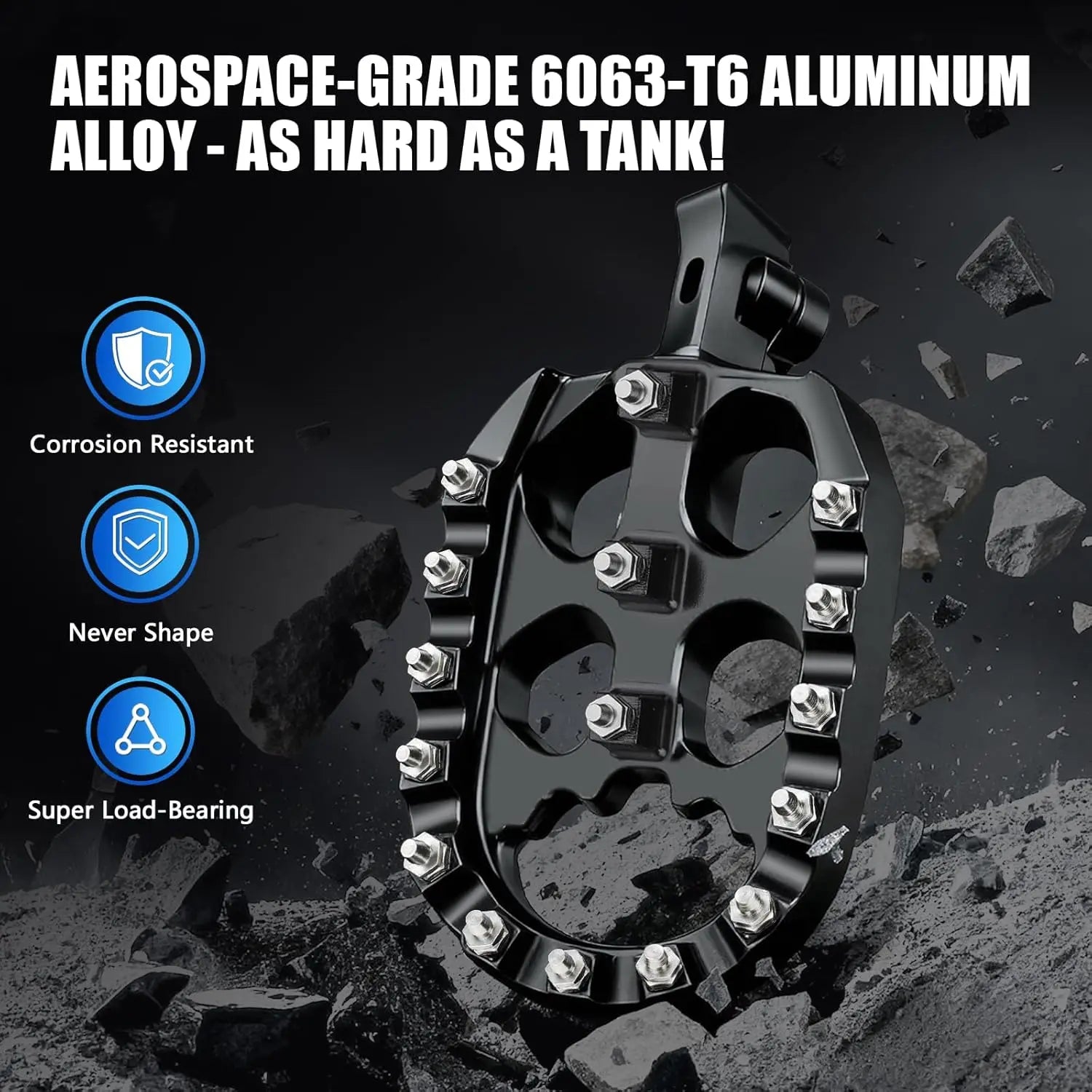 Motorcycles Footpeg Footrest Electric Dirt Bike Foot Pegs Rests for Tuttio Soleil 01 Motocross CNC Aluminum Pedal Motor Parts