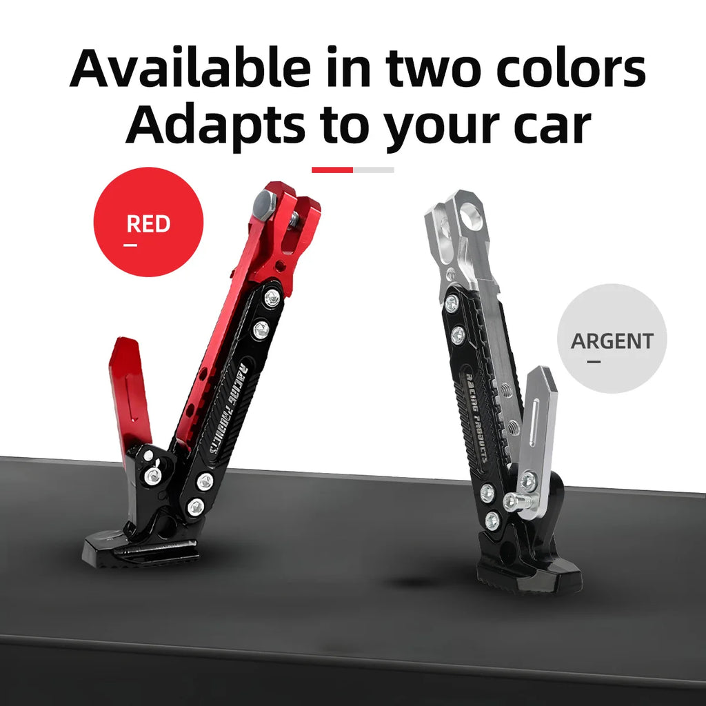 1Pc Motorcycle Kickstand Parking Kick Stand Bracket Foot Side Supportor Crutch Holder Dirt Bike Motorbike Accessories Universal