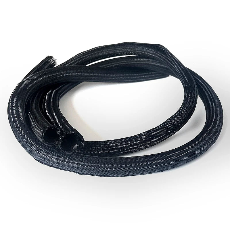 Black ID 5~50Mm Opening Type PET Uncoil Non-Woven Fabric Dust Protection Wire Harness Wire Cable Sheath Network Management